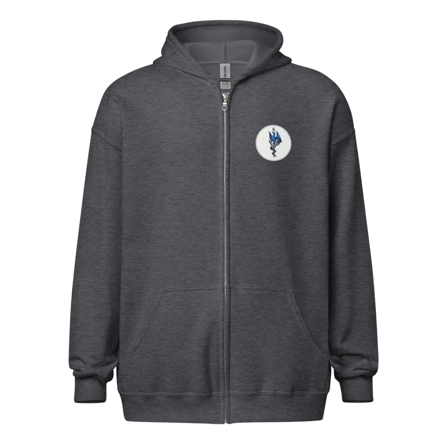 Dragon Doc Heavyweight Full-Zip Hoodie - Heather Grey product image (1)