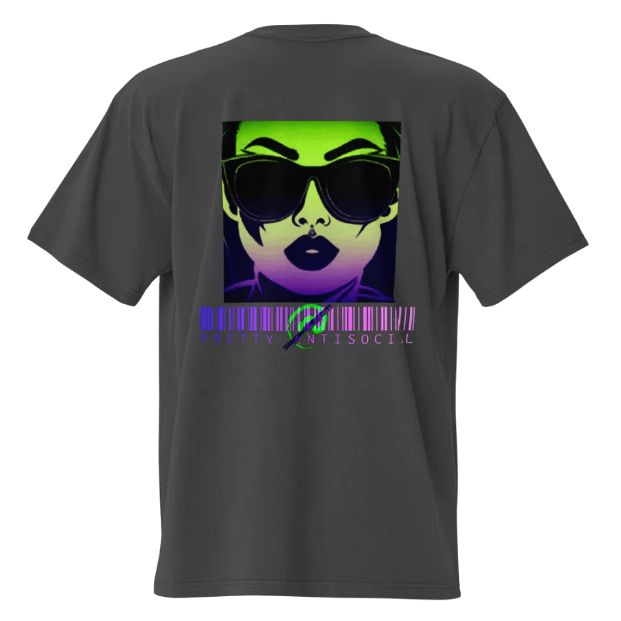 Pretty AntiSocial Oversized Faded T-Shirt product image (3)
