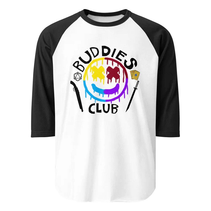 Buddies Club Raglan (Light Mode) product image (1)