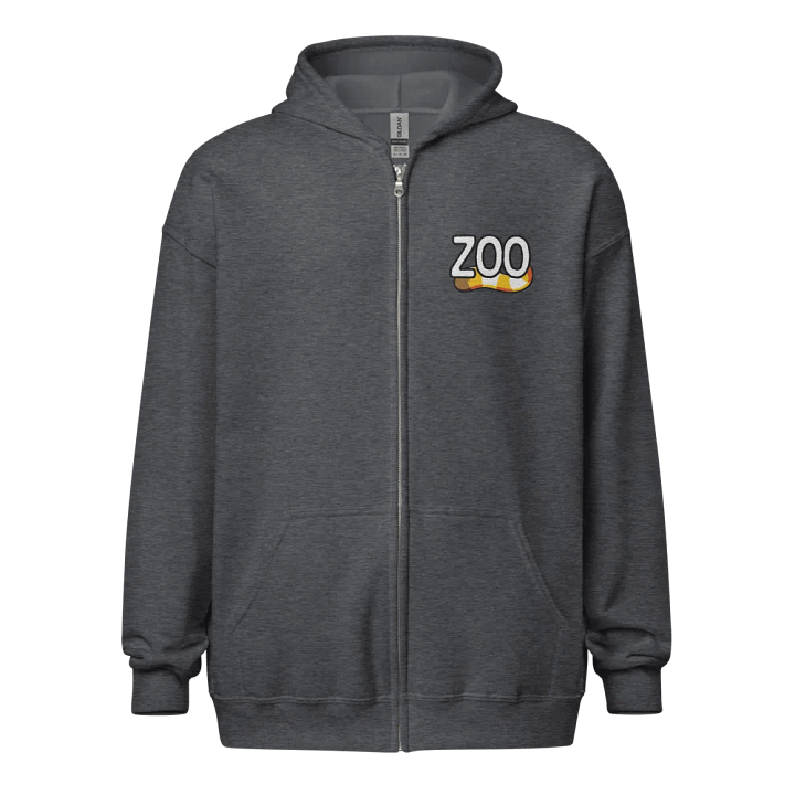 Zoo Fleece Zip Hoodie (Embroidered) product image (1)