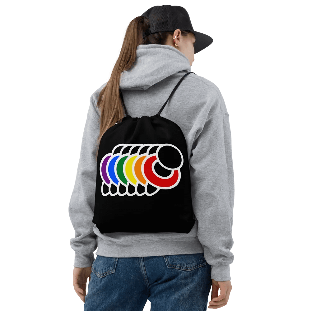 PRIDE - Rainbow Logo (Drawstring Bag) product image (2)