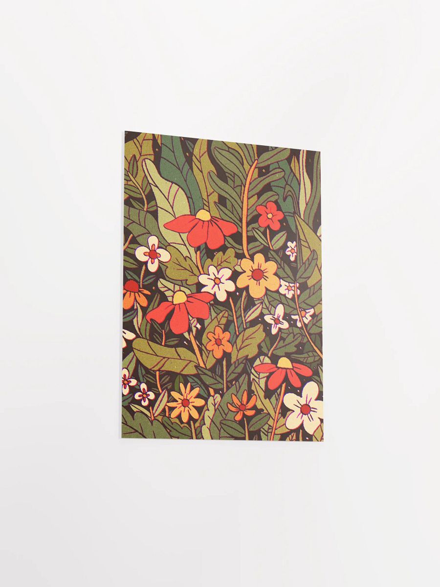 Retro Flowers Print product image (4)