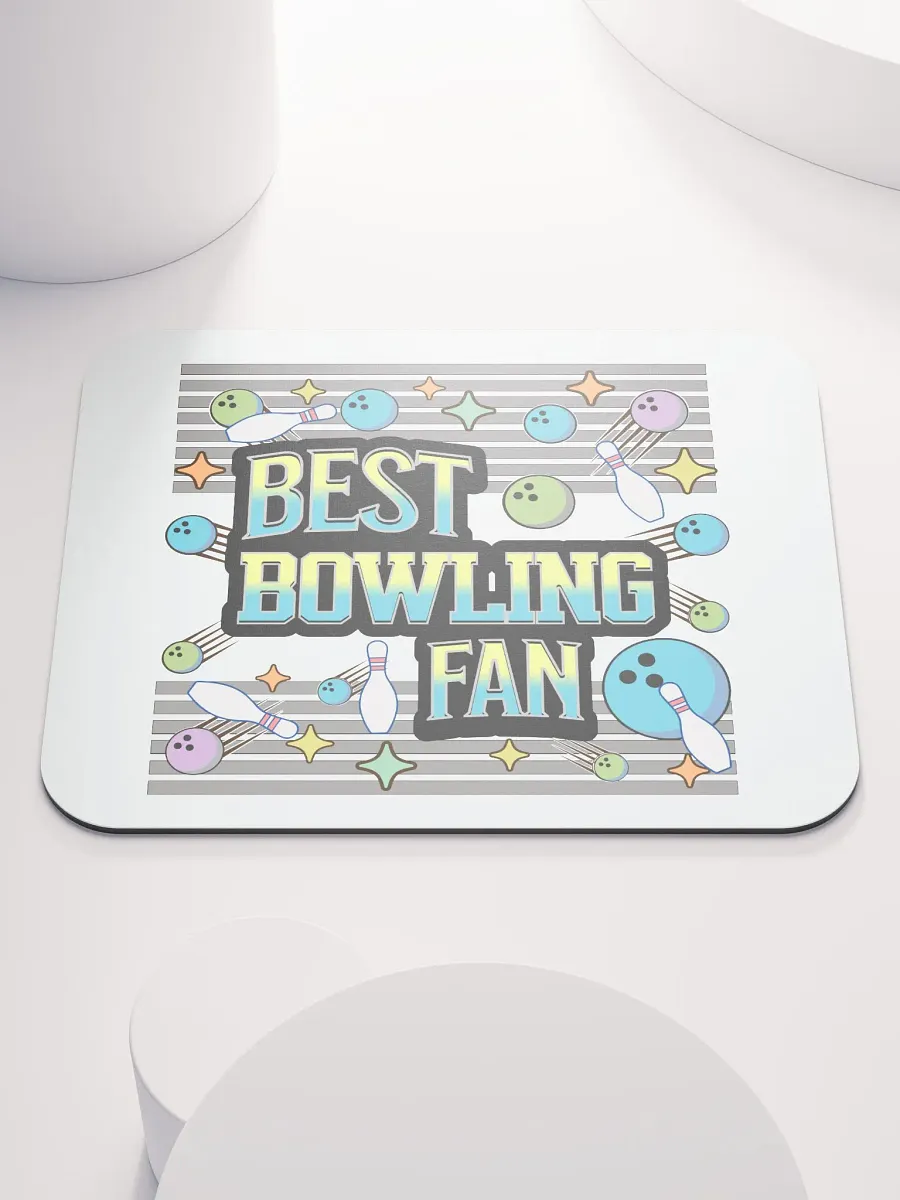 Best Bowling Fan Strike Ball Mouse Pad product image (1)