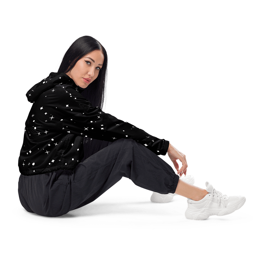 Starry Night Women's Cropped Windbreaker product image (6)