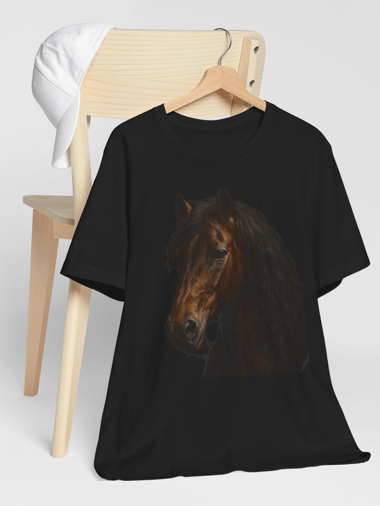 Majestic Mane Horse Head T-Shirt product image (1)