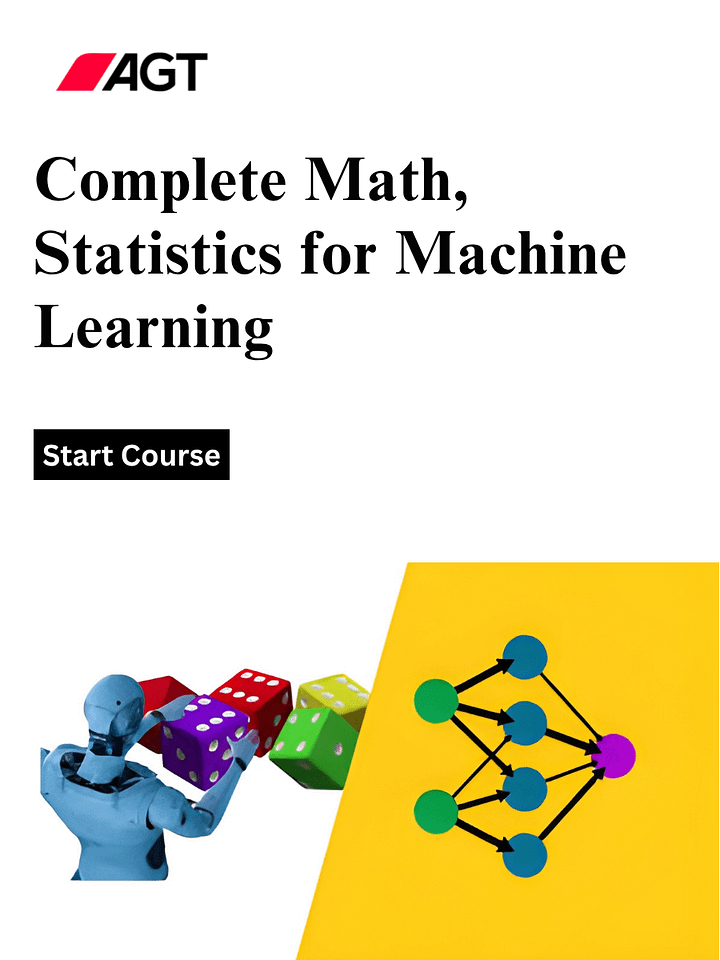 Complete Math, Statistics & Probability for Machine Learning product image (1)