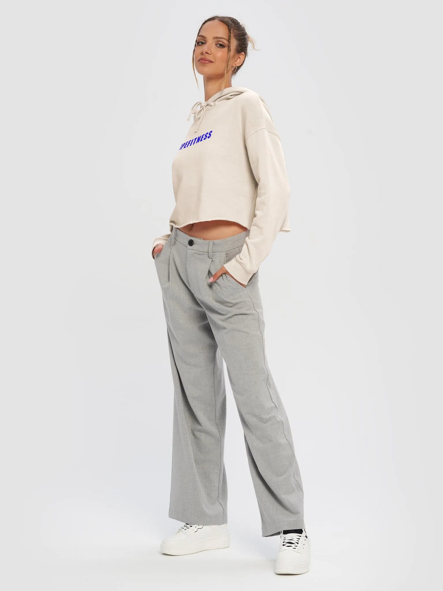 Cope Club Fitness Cropped Jumper Blue Print product image (17)