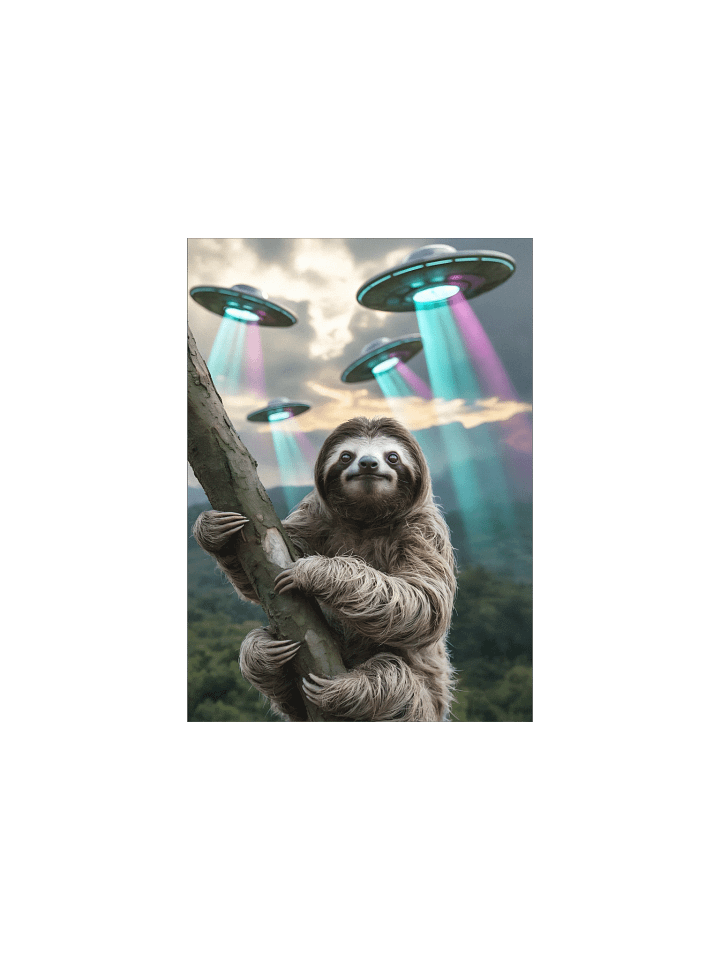 UFO / UAP Earth Arrival Poster – Extraterrestrial Encounter Wall Art product image (2)