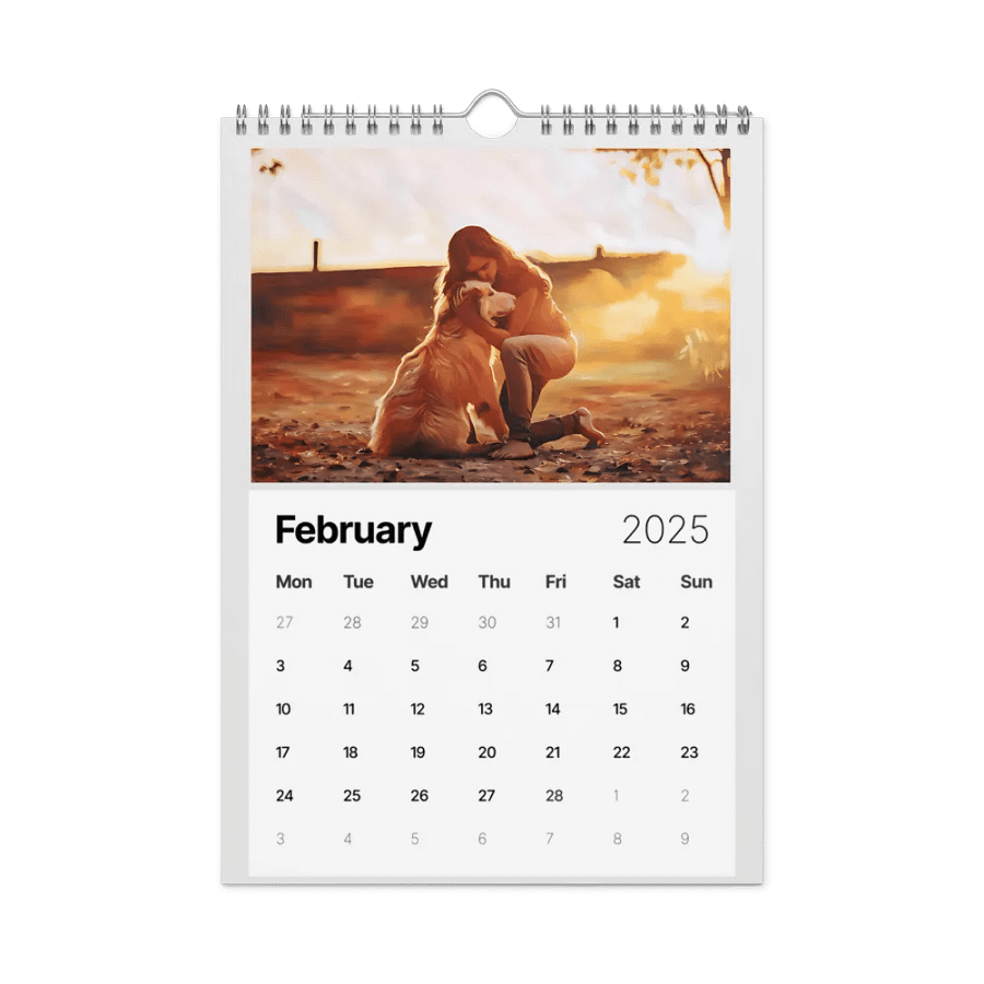 YOUR BEST FRIENDS! / PERSONALIZED WALL CALENDAR (2025) product image (3)