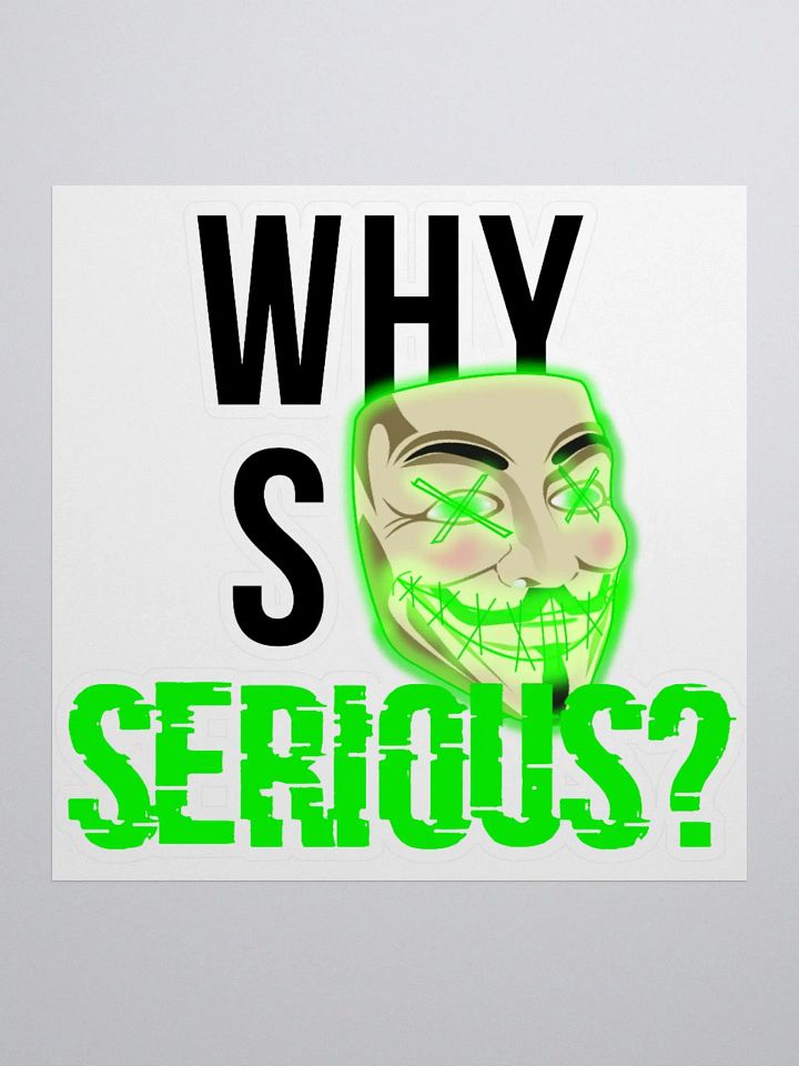 Why So Serious? Sticker product image (1)
