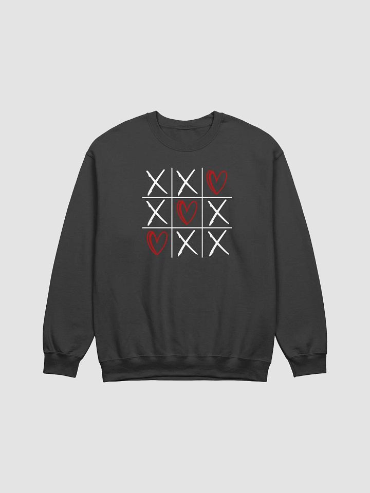 Love Always Wins: Valentine's Day Tic Tac Toe Sweatshirt product image (1)