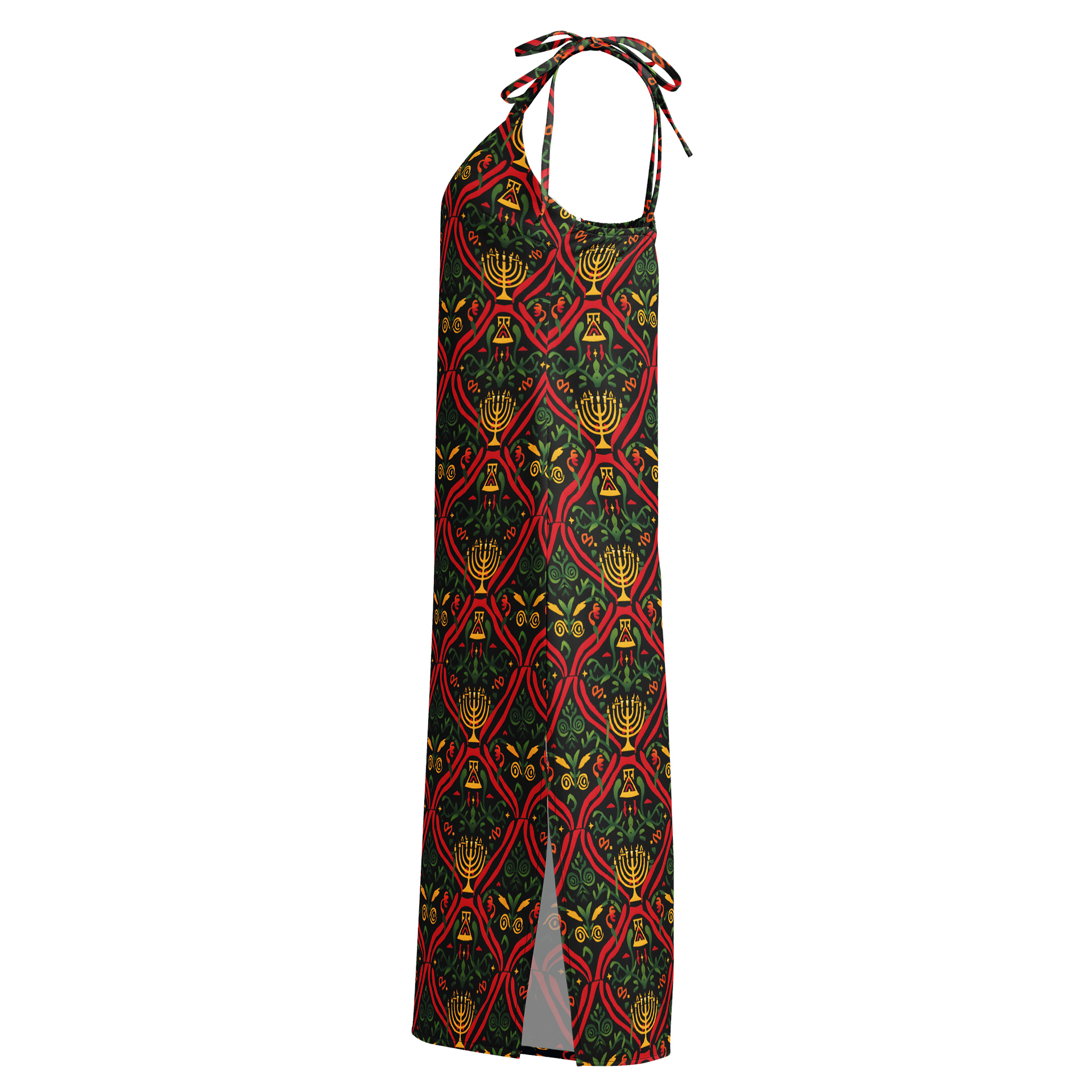 Heritage & Grace: Kwanzaa Kinara Slip Dress product image (5)