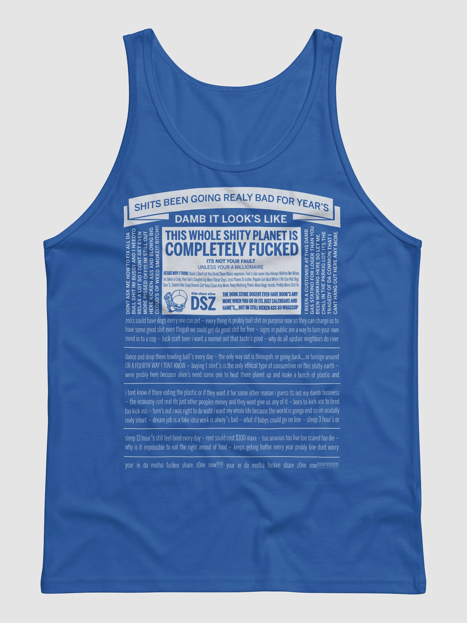 SHITS BEEN GOING BAD 'DA TANK TOP' product image (2)