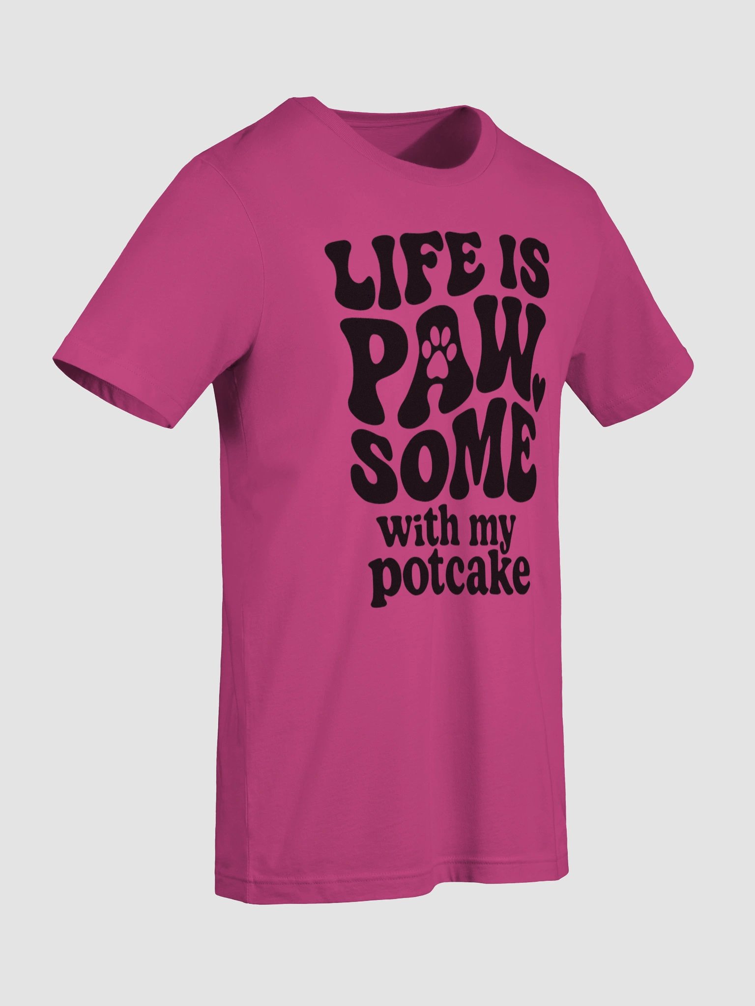 Life is PAW-SOME with My Potcake Dog T-Shirt - Cute Pet Parent Tee product image (9)