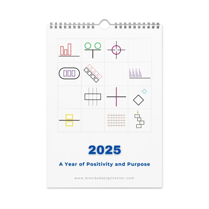 Implied 2025 Calendar : A Year of Positivity and Purpose-Now $10.50 Use promo code VIBES4LOVE at checkout product image (2)