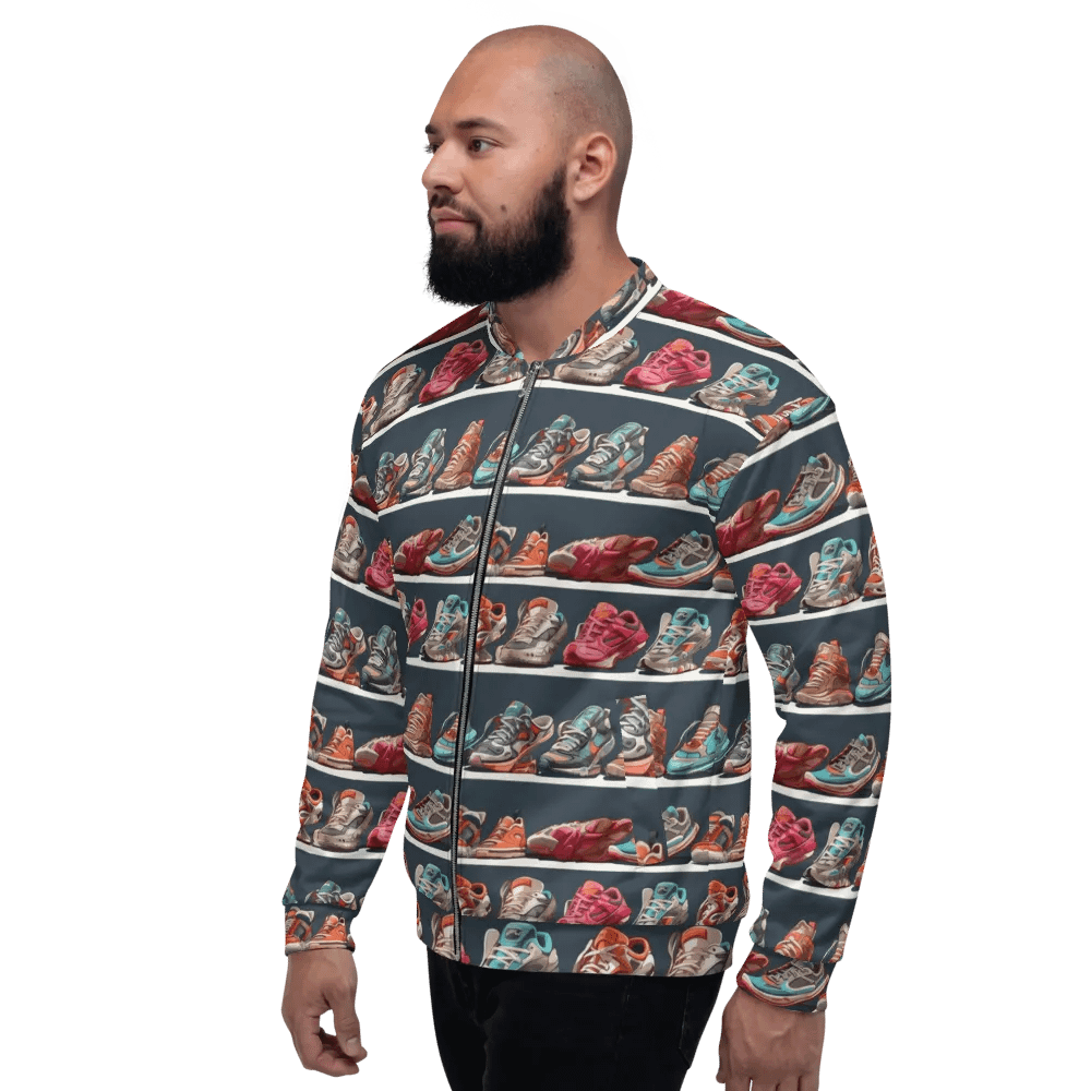 Sneakers Pattern All Over Print Jacket product image (5)