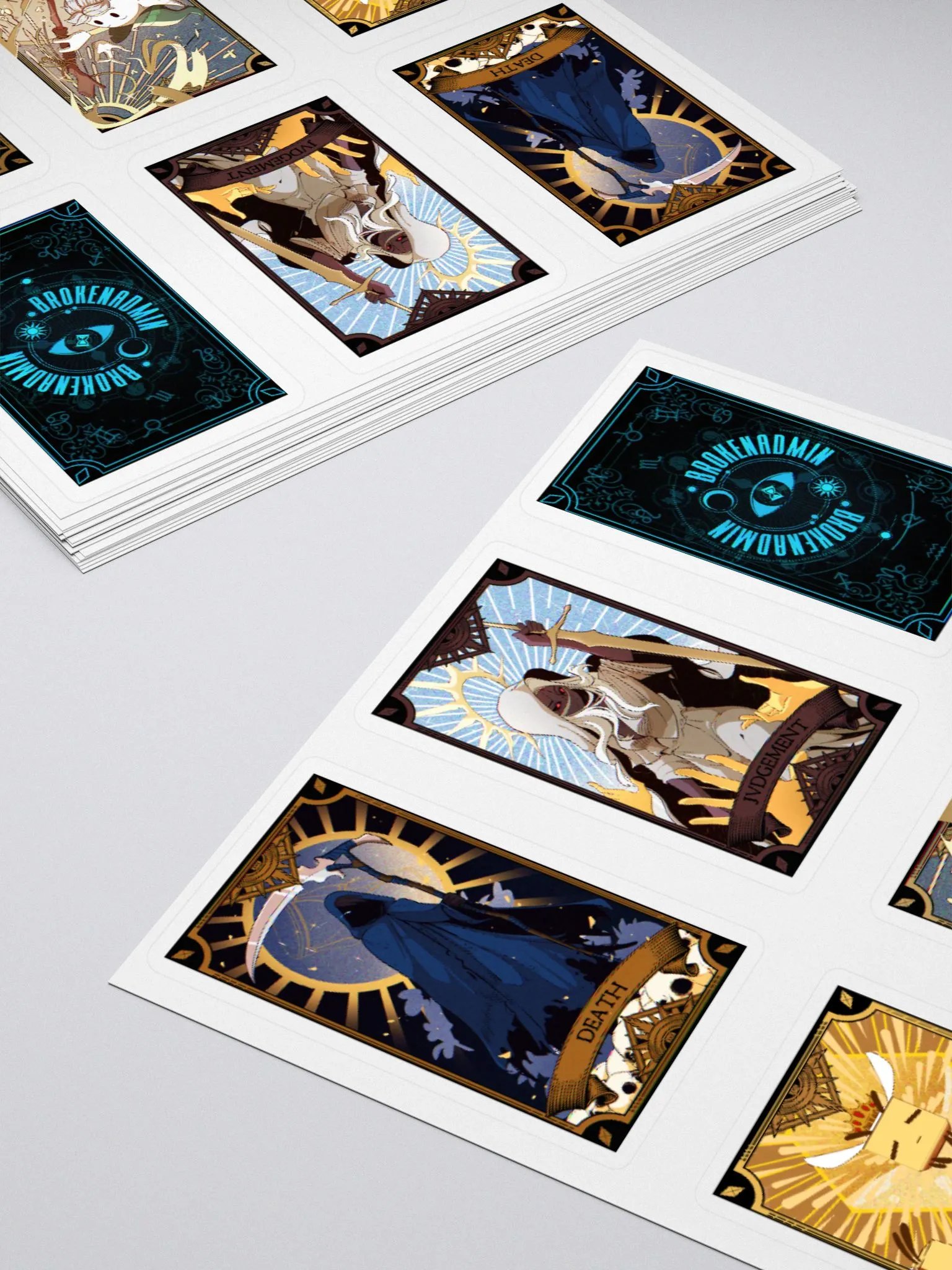 Tarot card pack stickers product image (11)