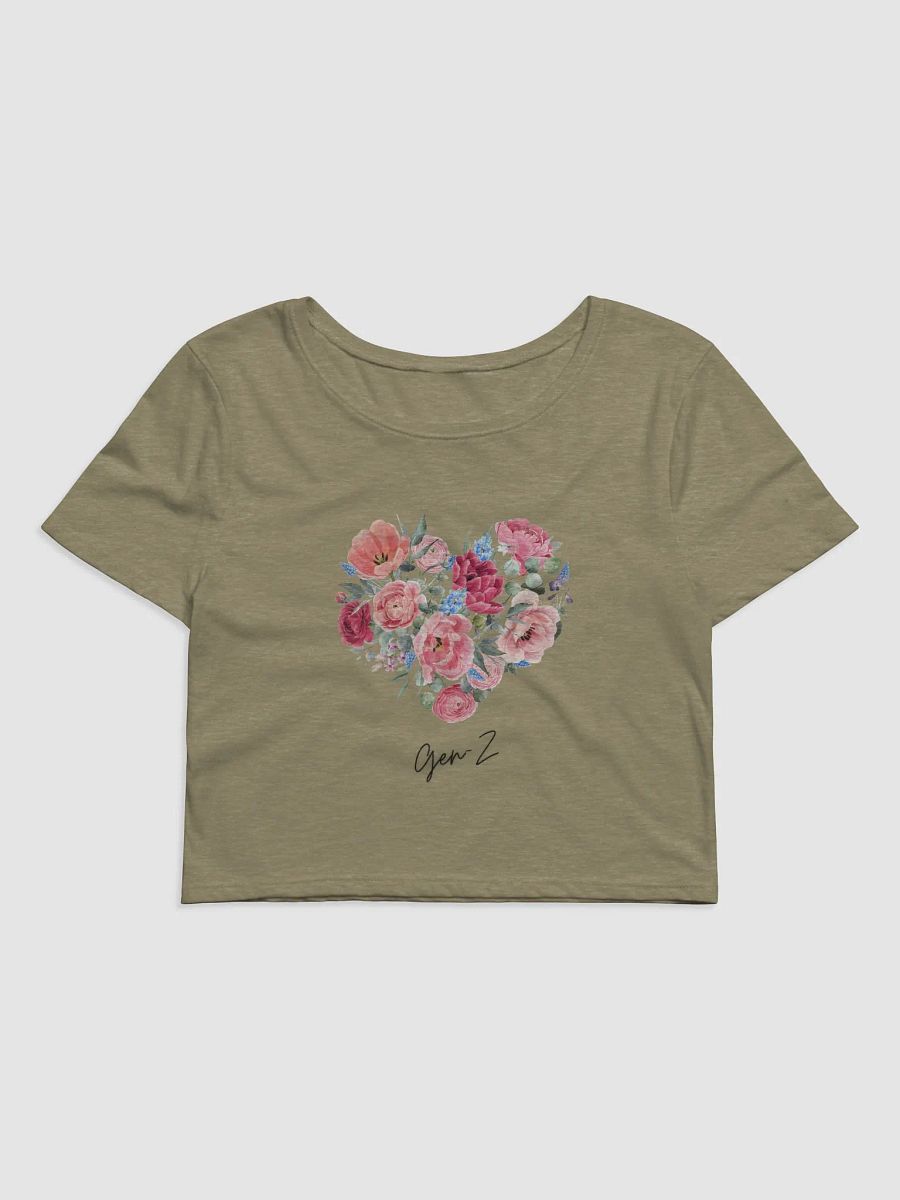 Gen Z Cropped Top Designed by Anopa Silver product image (1)