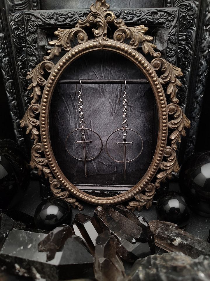 Earrings Swords - Silver Sword Solo product image (2)