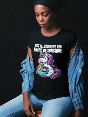 That's Life 🌈 #sarcasm #unicorn #lifelesson #hardtimes #resilience 