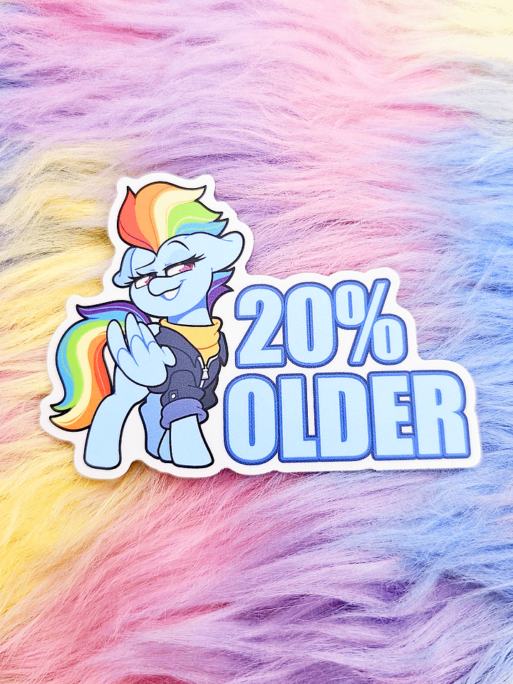 20 Percent Older | Sticker product image (2)
