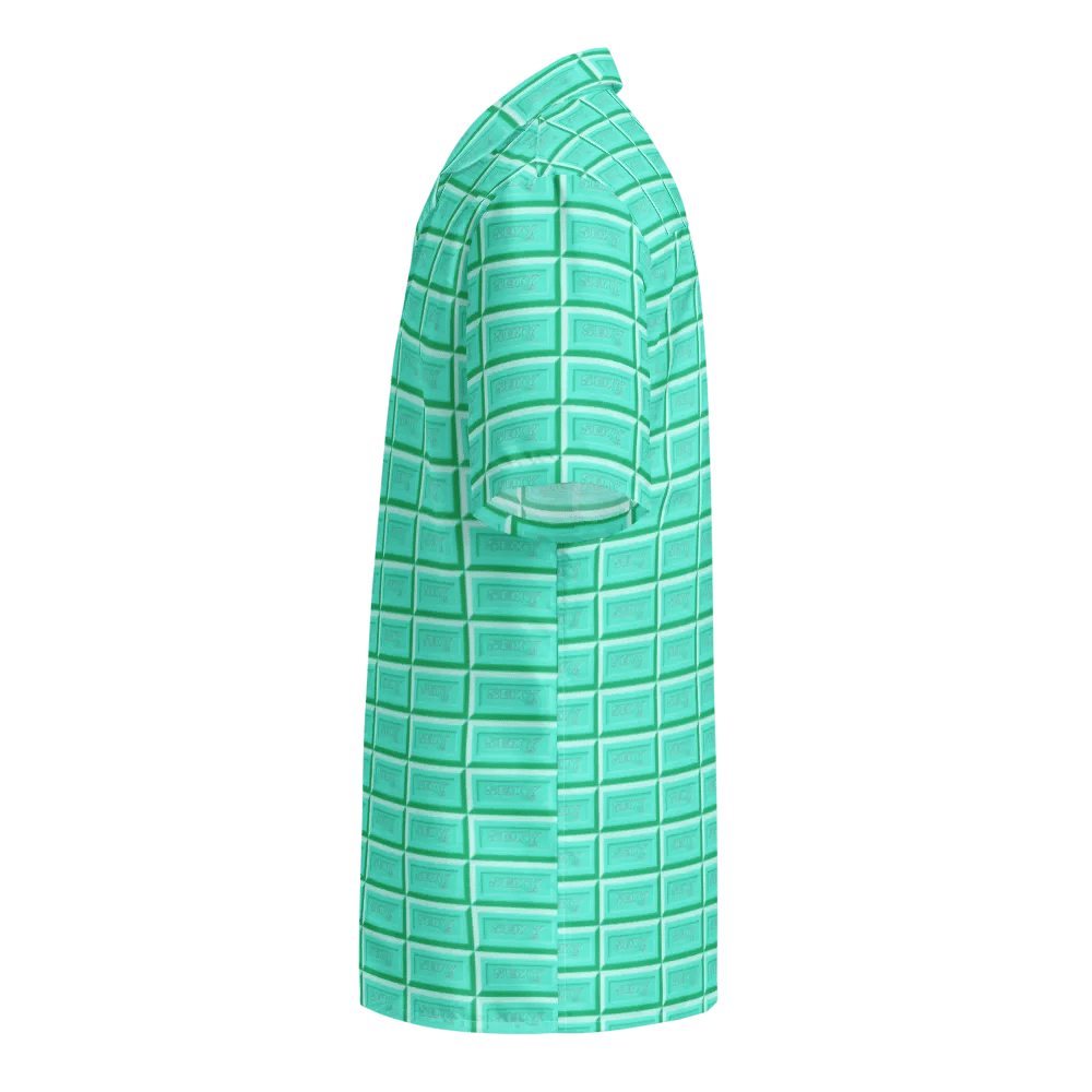 Mint Chocolate Bar embossed with the word 