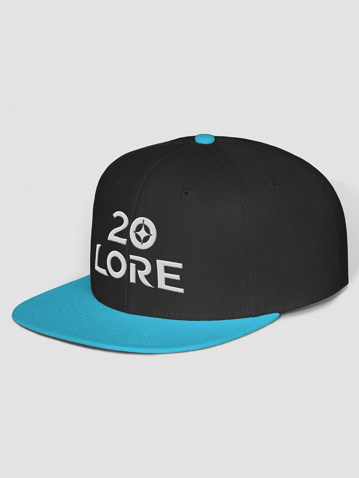 Light On Dark Embroidered - Flat Bill - Snap Back product image (9)