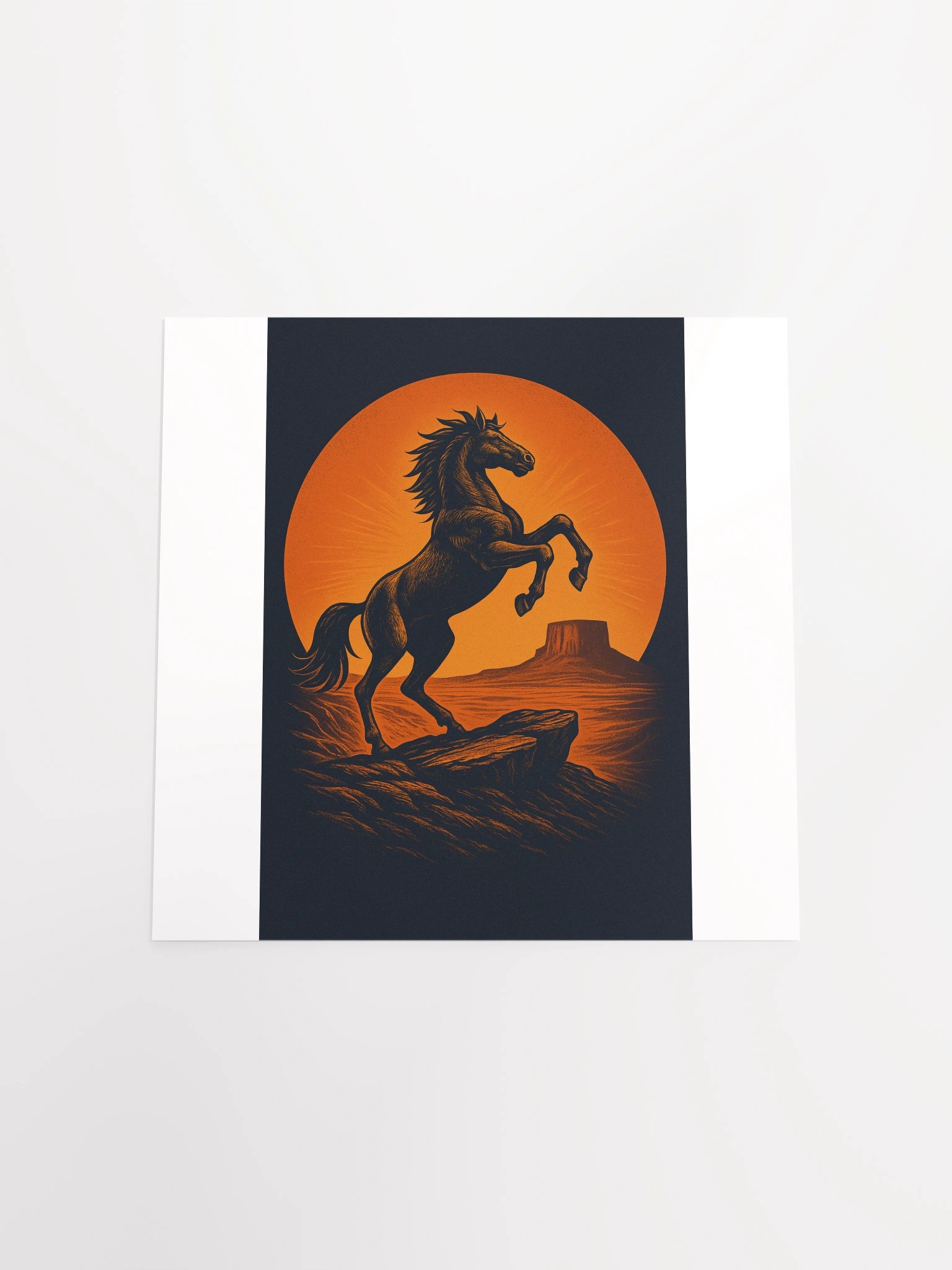 WILD HORSE IN SUNSET product image (19)