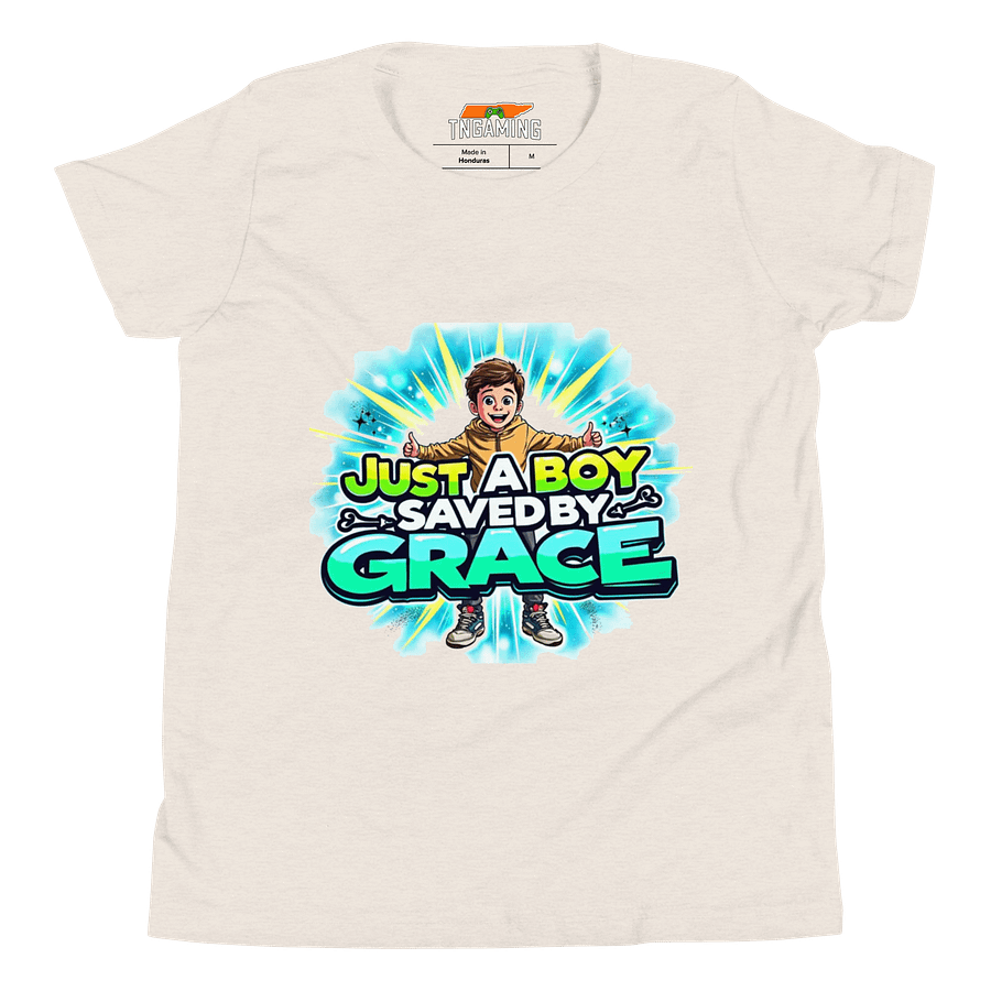 Just A Boy Saved By Grace Youth T-Shirt product image (6)