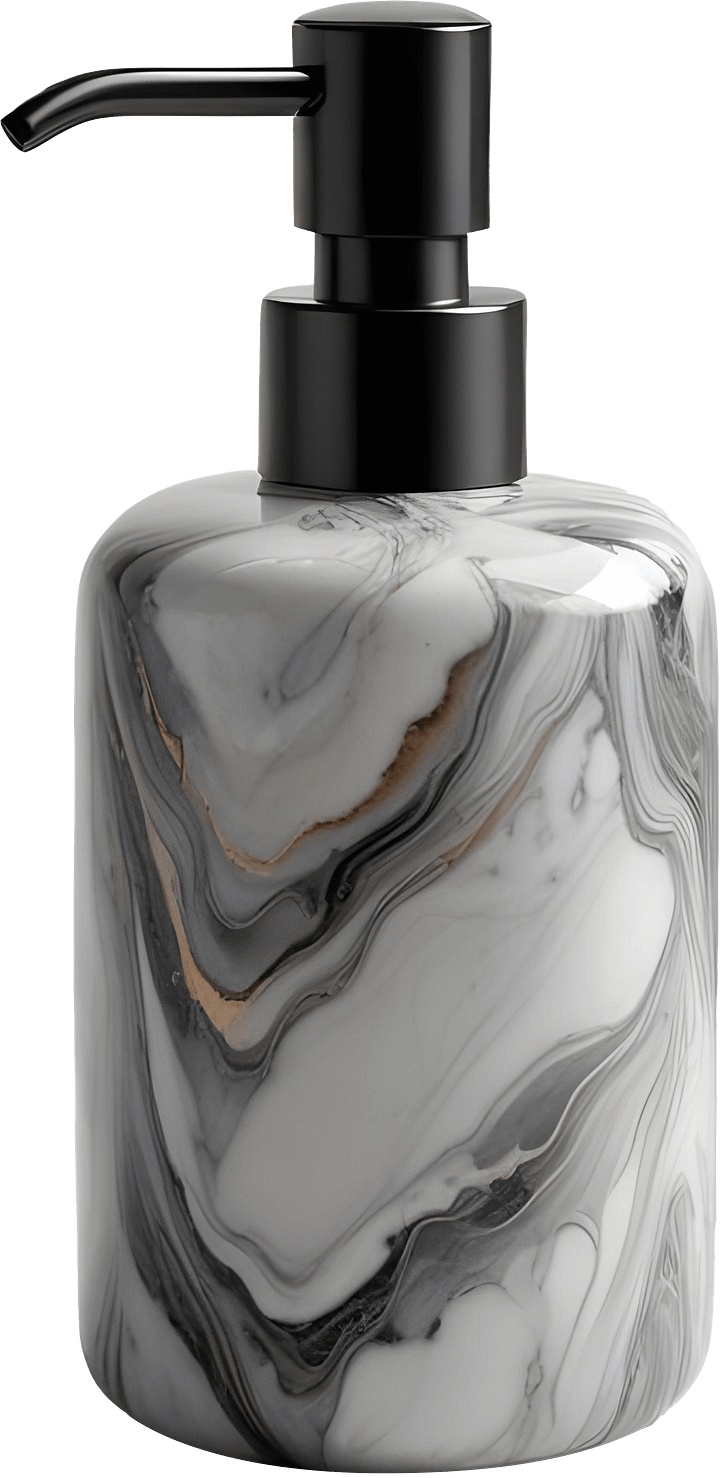 Marble Eternal – Soap Dispenser Marble Design PNG product image (1)
