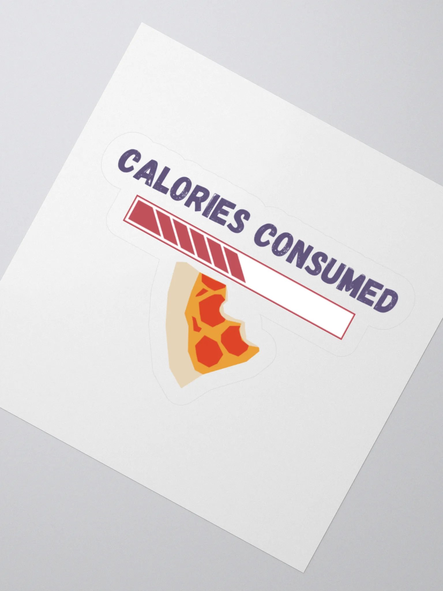 Calories Consumed: Loading… — Pizza Progress Bar Sticker product image (7)