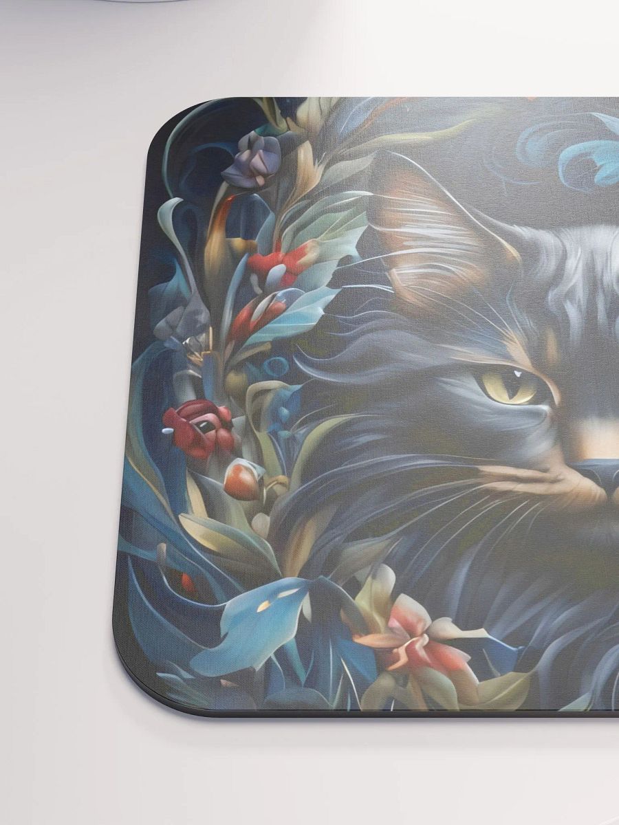 Night Blooms and Feline Dreams Mouse Pad product image (7)