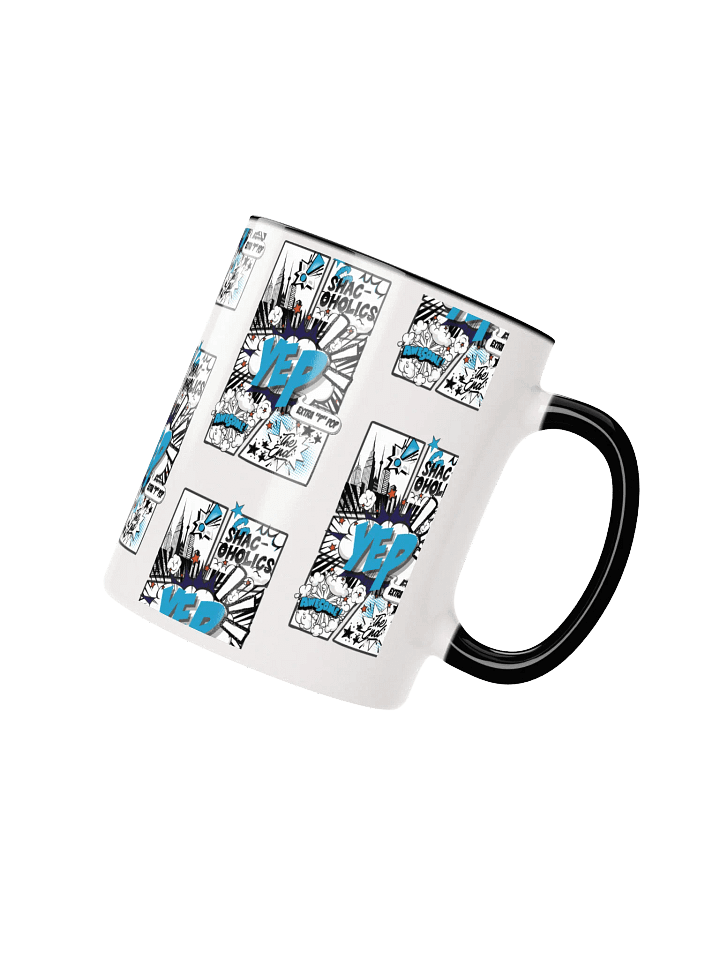 Shac-oholics Comic Blast Mug - Blue 