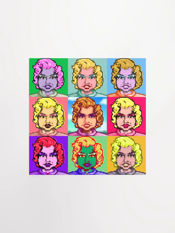 Pamilyn Pamroe Warhol Pop Art Parody Poster product image (1)