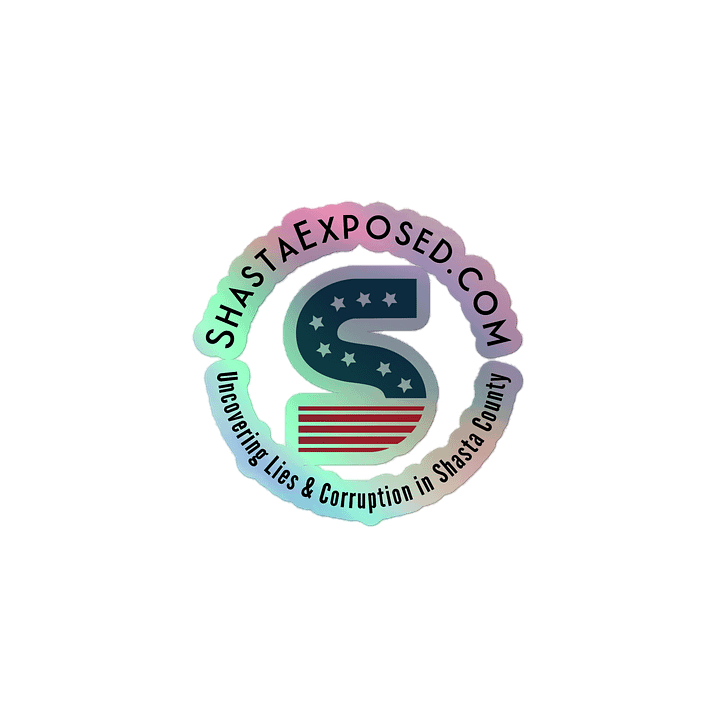 Round Shasta Exposed Hologram Sticker product image (1)