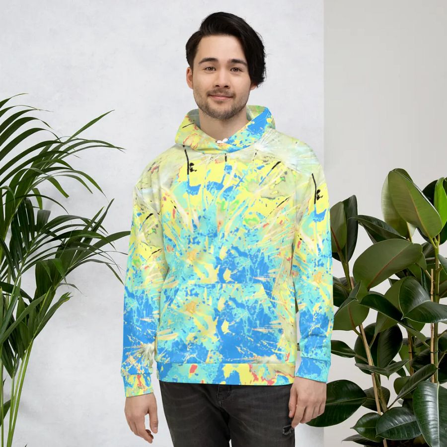 Cool Abstract Dandelion Seeds Unisex Pull Over Hoodie product image (4)