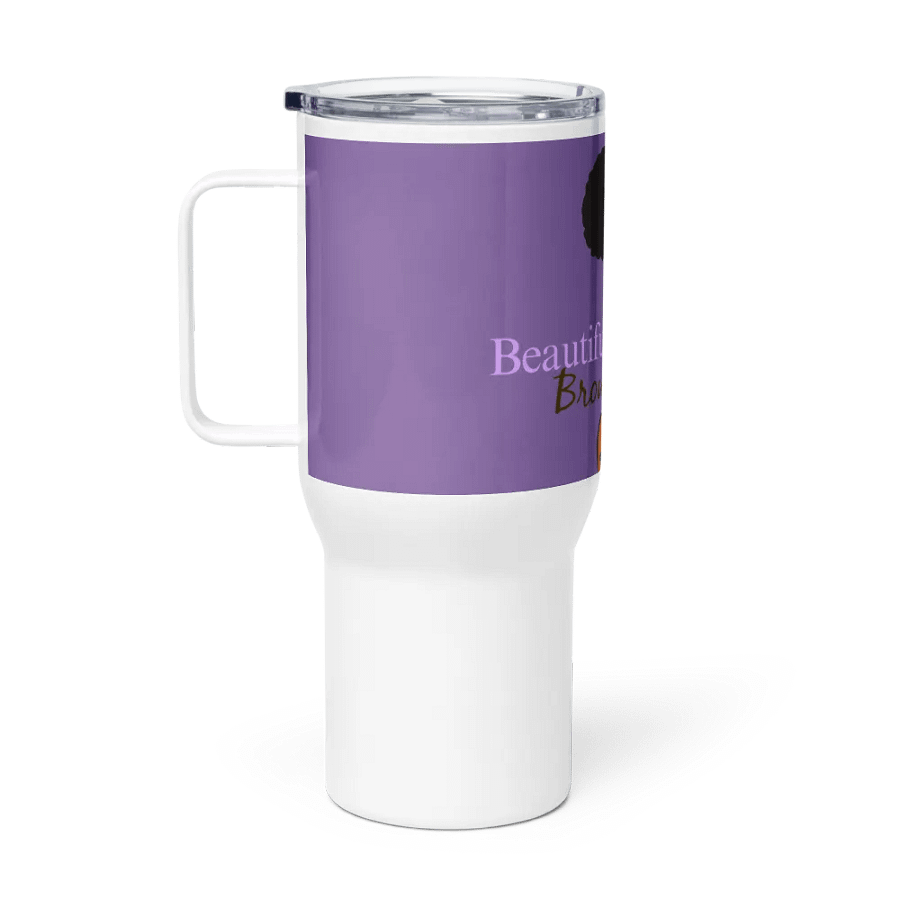Beautiful Brown Girl Travel Mug - Cinnamon product image (3)