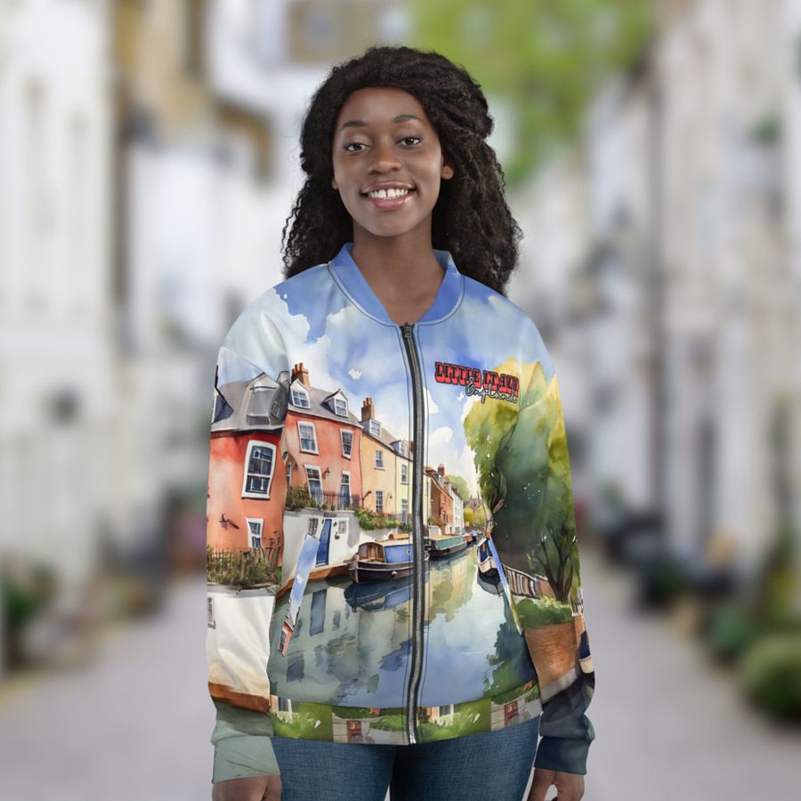 Little Italy - England - All Over Print - Watercolor - Bomber Jacket product image (11)