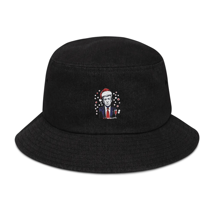 Santa Suit Denim Bucket Hat product image (1)
