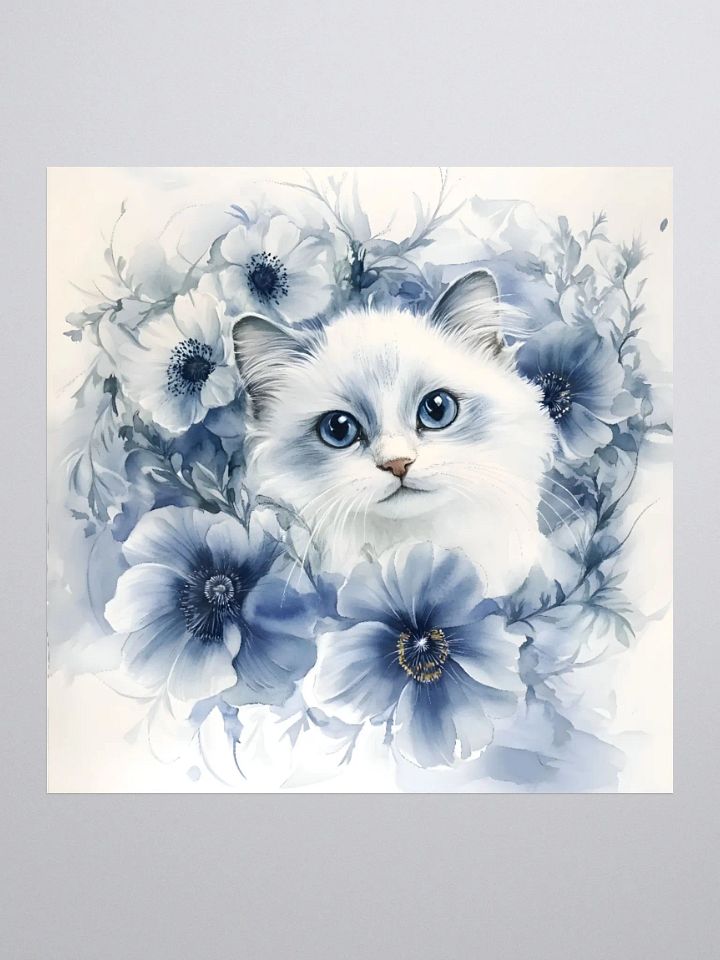 Anemone Cat Stickers product image (1)
