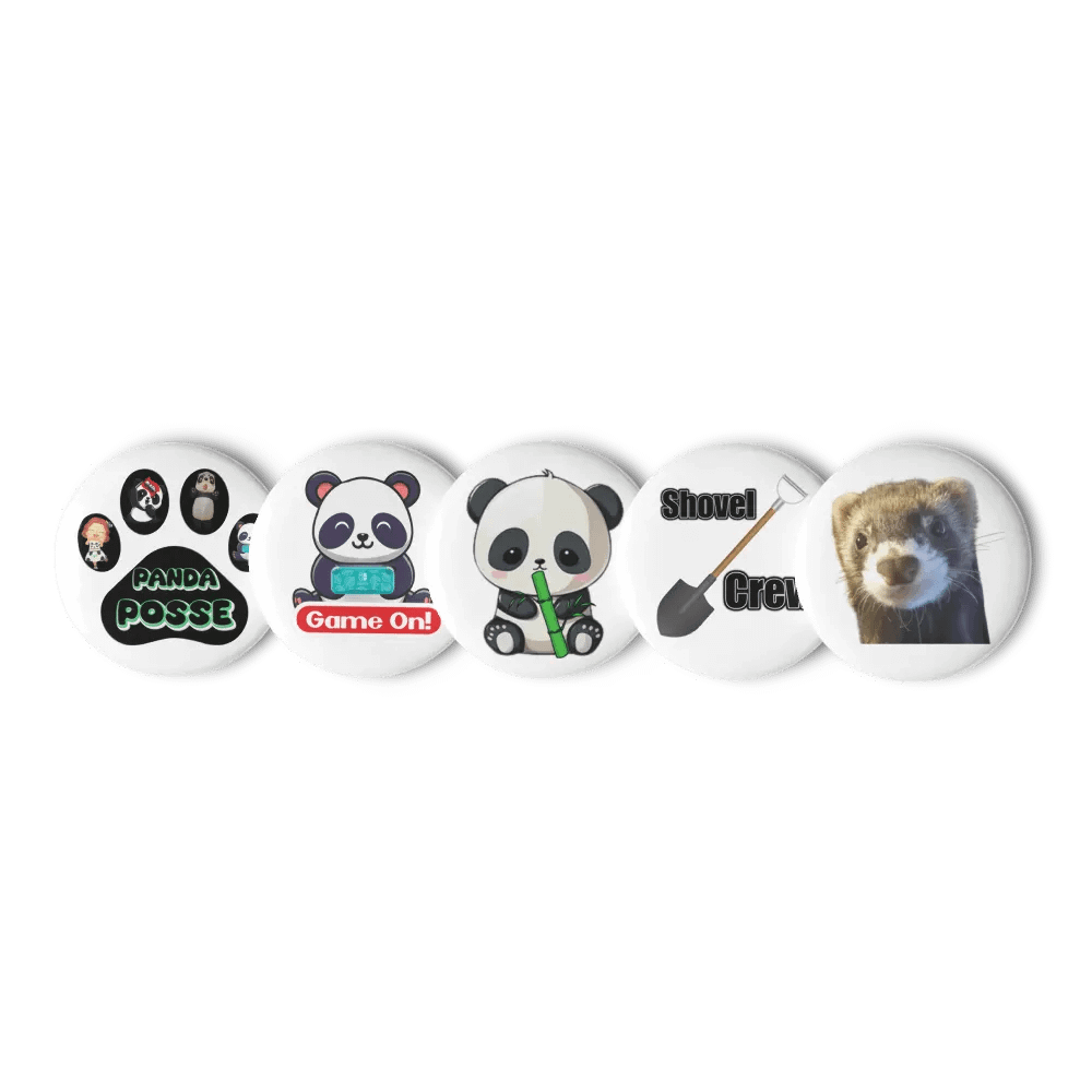 Gaming Panda Pin Set product image (1)