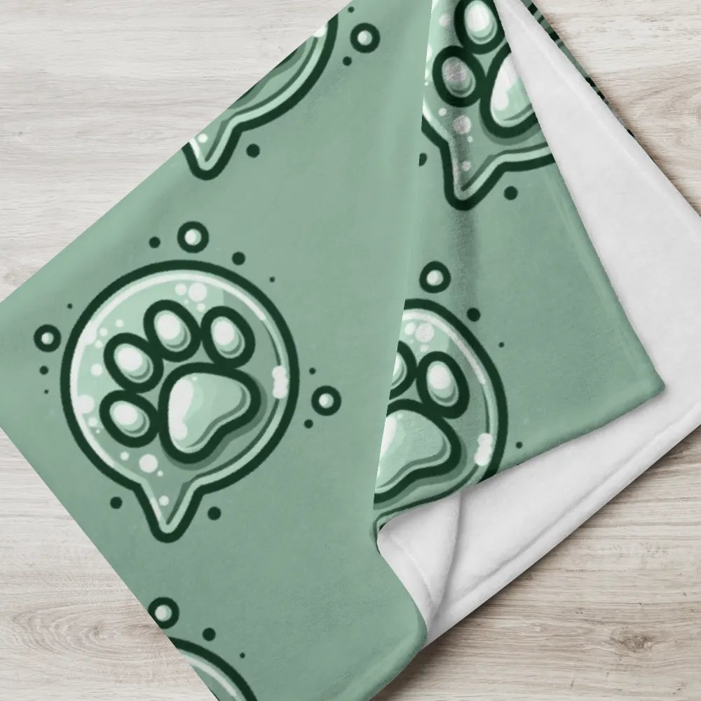 Paw Emote Throw Blanket product image (5)