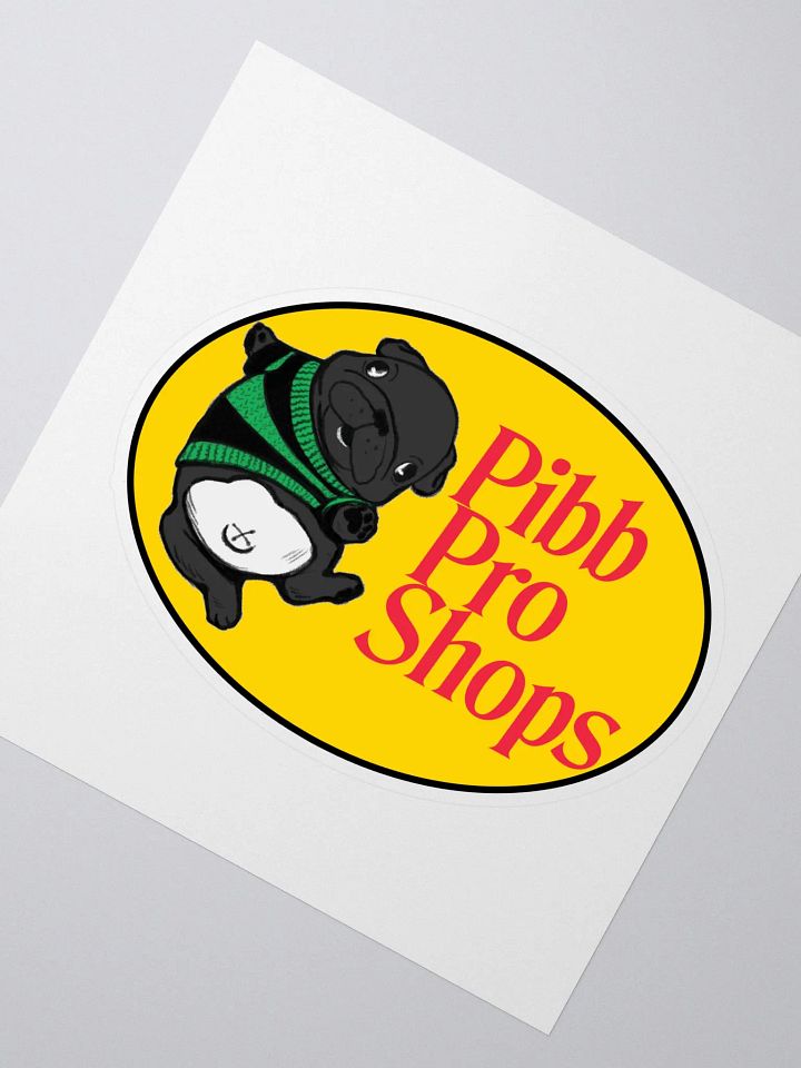 PIBB PRO SHOPS STICKER product image (2)