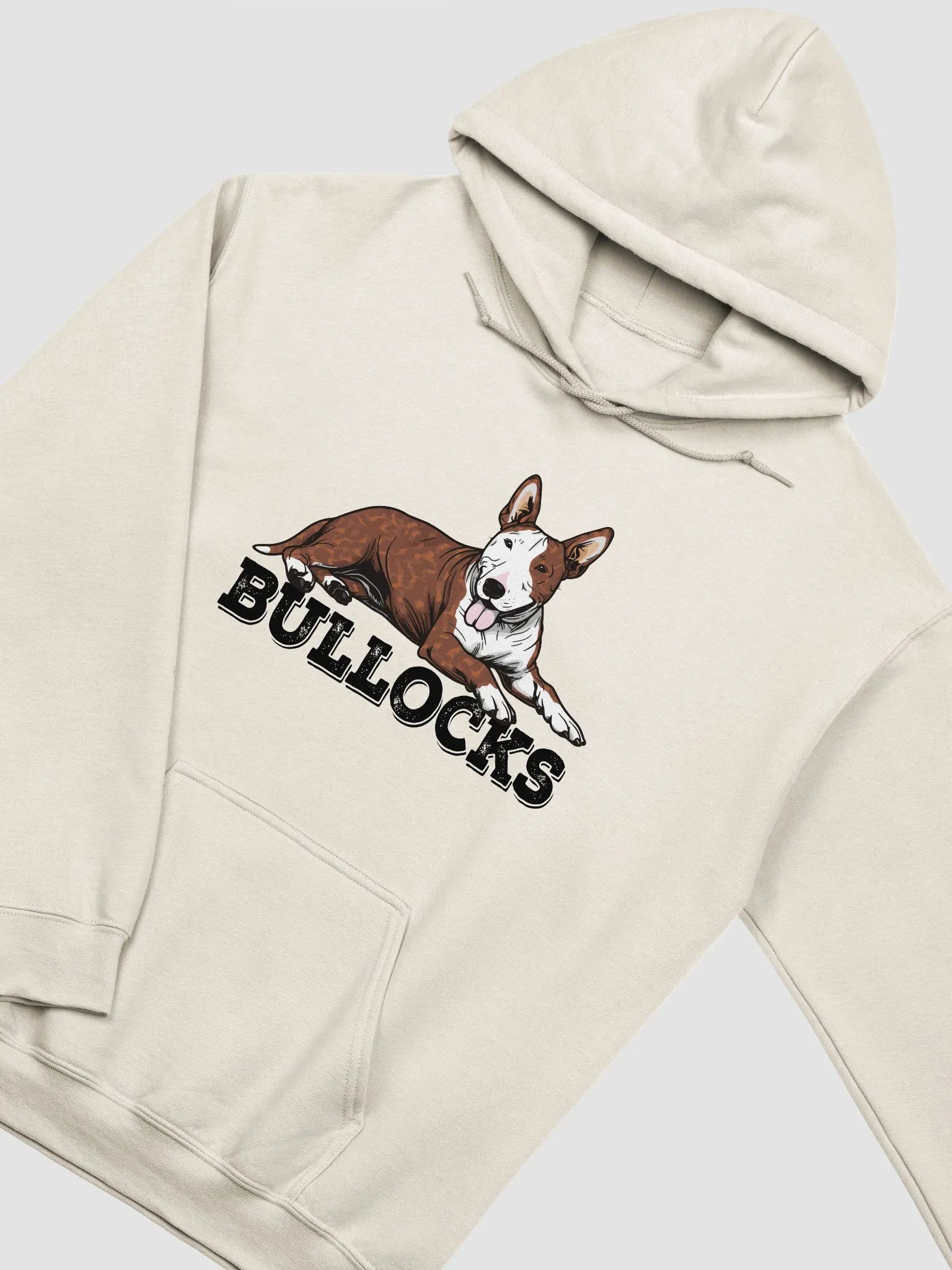Bullocks Hooded Sweatshirt of a Bull Terrier(Brindle) | Funny Hoodie for Bull Terrier Paw-rents product image (22)