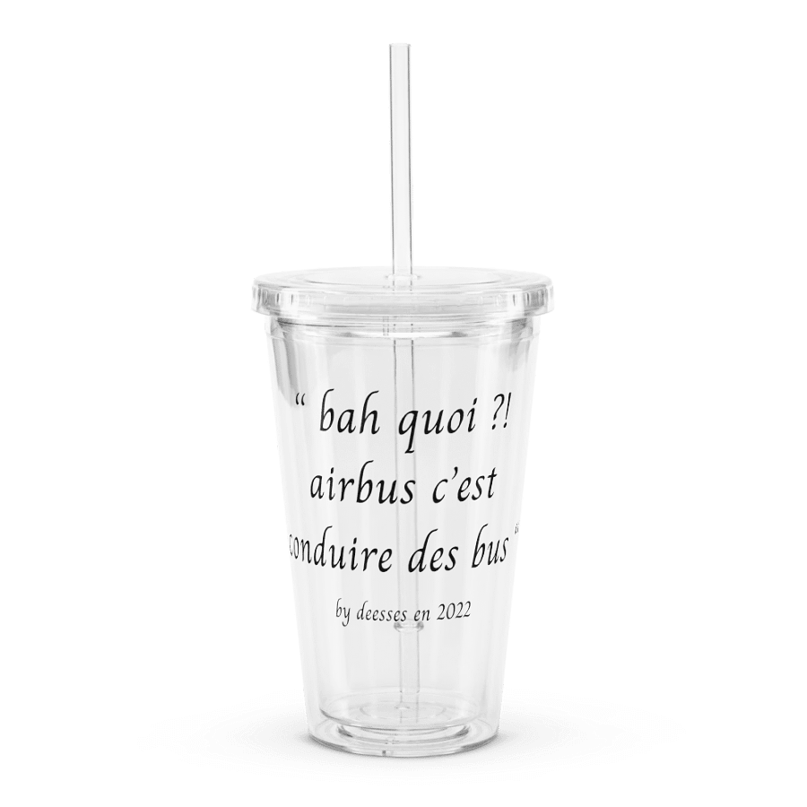 Crystal Clear Double Wall Tumbler ( bus) product image (1)