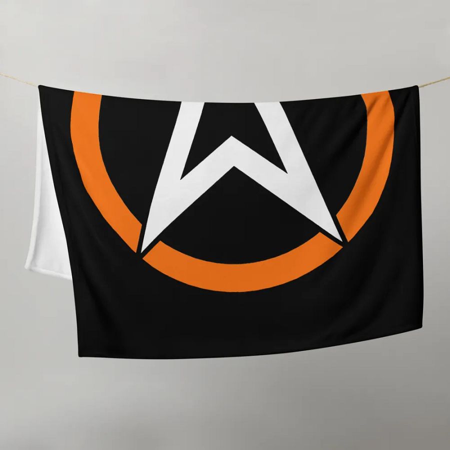 'OA' Symbol Throw Blanket - Black product image (10)