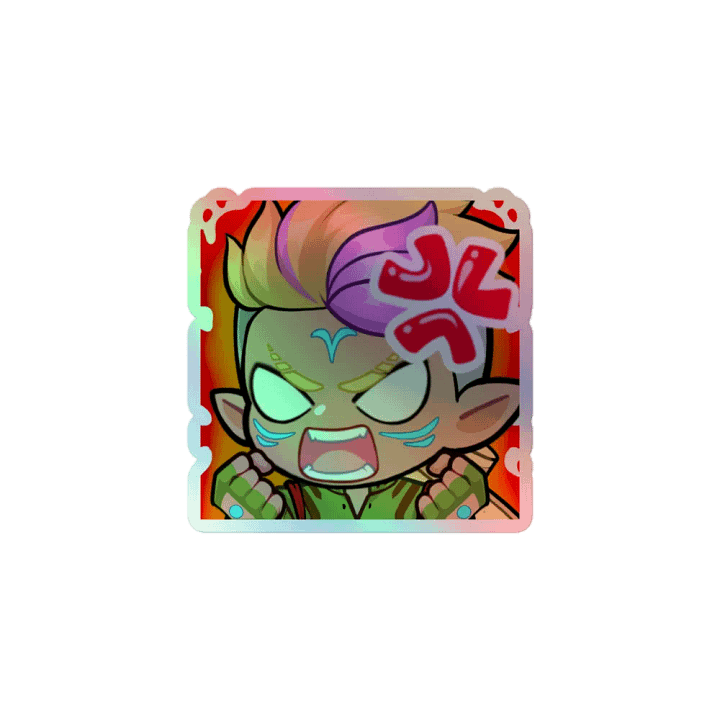 AfressAAAAA Emote Holographic Sticker product image (1)