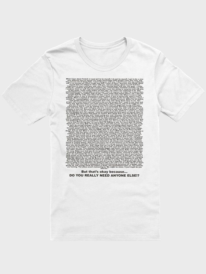 [INTERNATIONAL] DO YOU REALLY NEED ANYONE ELSE? product image (1)