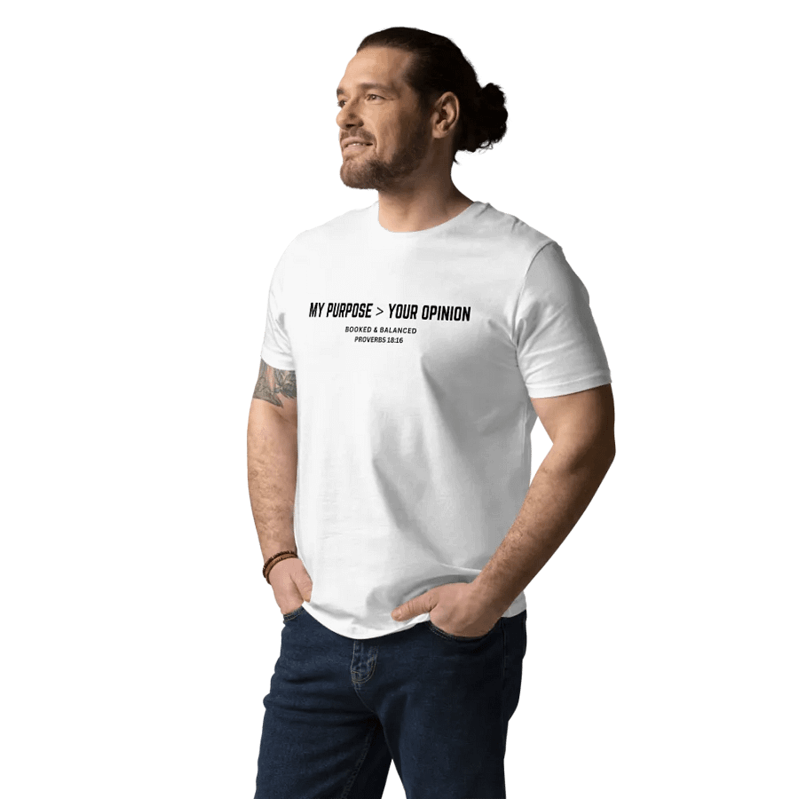 My purpose your opinion unisex tee product image (3)