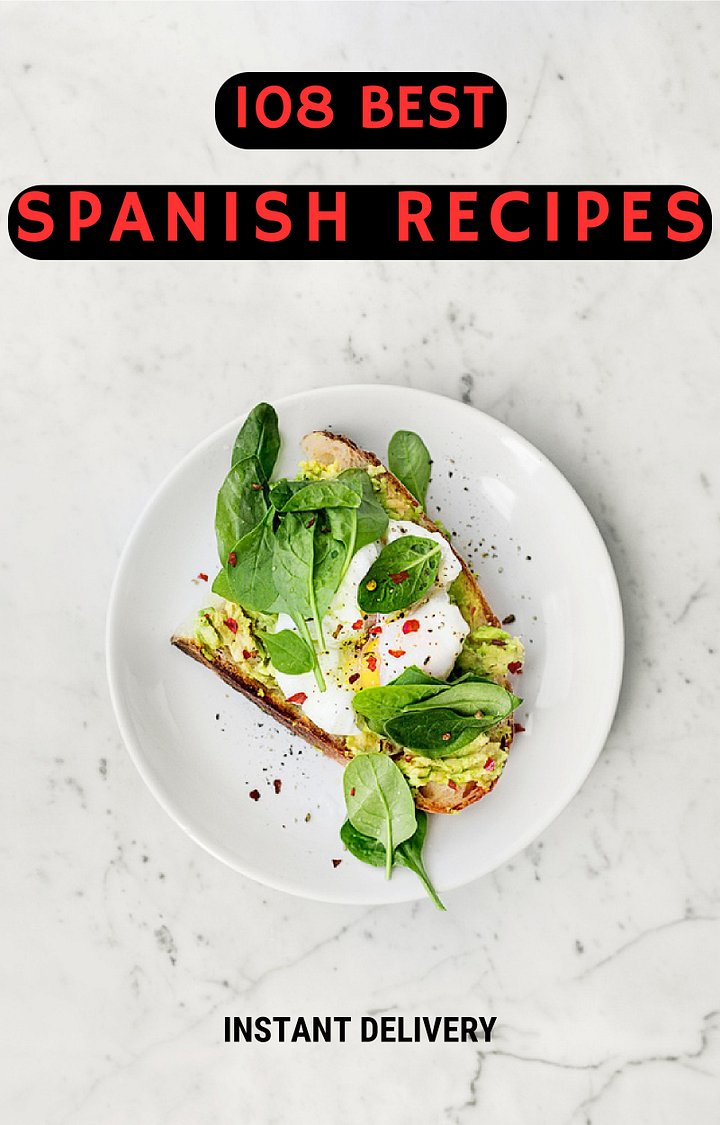 "108 Delicious Spanish Recipes - Discover the Beauty of Spanish Cuisine!" product image (1)